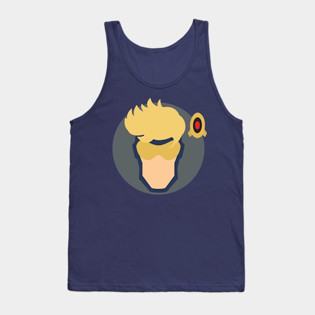 Booster Gold & Skeets Tank Top by Avengedqrow